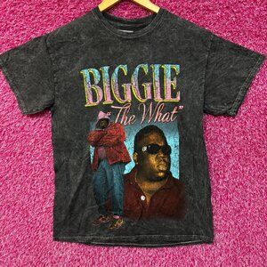 Notorious B.I.G. The What 90s style rap tee size med